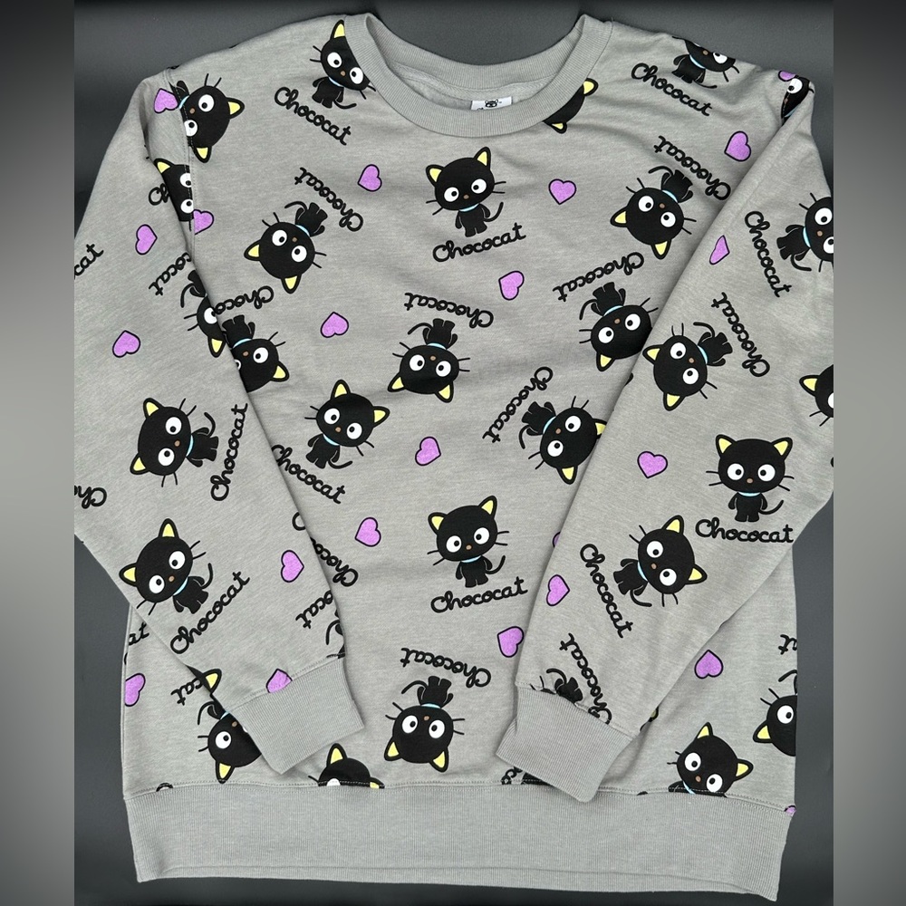 ChocoCat Women’s CrewNeck 
Sweater by Sanrio